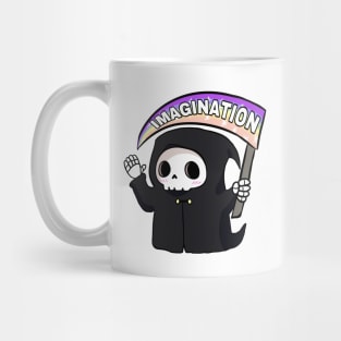 The imagination cute grim reaper Mug